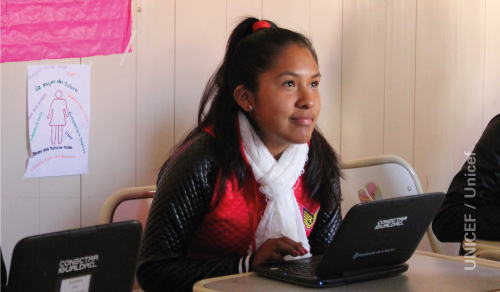 Mujer sonriendo